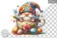 Easter Gnome Sublimation - Clipart PNG Design Product Image 1