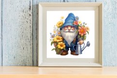 Spring Garden Gnome Sublimation Clipart Product Image 3