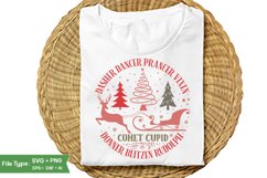 Farmhouse Christmas Round Sign SVG Design | Christmas SVG Product Image 3