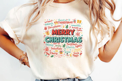 Merry Christmas Sublimation, Christmas Png Product Image 2