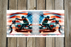 Motorcycle patriot | 4 bike Mug sublimation designs PL Product Image 3