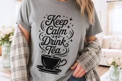 Keep Calm And Drink Tea Svg, Tea Lover Svg, Tea Time Svg. Product Image 4