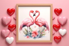 Valentines Day Animal Couple Clipart, Valentine Couple Product Image 3