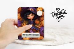 Cartoon Halloween Witch Gift Card, Printable Halloween PNG Product Image 3