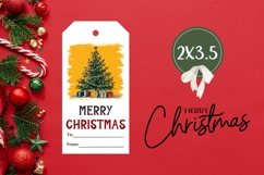 Popcorn Christmas Tree Gift Tags, Christmas Tags Printable Product Image 3
