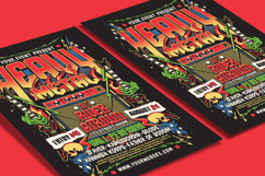 Heavy Metal Music Event Flyer Product Image 3