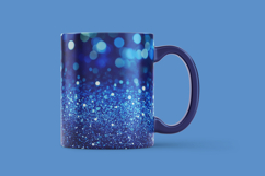 Blue Bokeh Glow Digital Paper Product Image 3