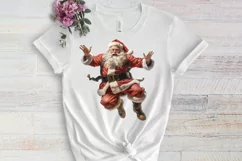 Watercolor Santa Claus Sublimation Clipart, Santa PNG Product Image 3