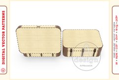 Box Organizer v22 - laser cut file - Glowforge ready SVG Product Image 3