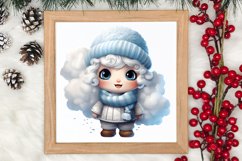 Cute Christmas Kids Clipart Sublimation, Christmas PNG Product Image 4