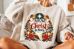 4 Christian Christmas PNG Designs, 4 Nativity Bible Verse PN Product Image 3