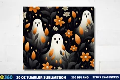 Halloween Tumbler Sublimation Wraps, Tumbler Halloween Product Image 3