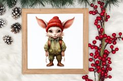 Christmas Farm Animals Sublimation Clipart Product Image 3
