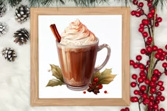 Christmas Drink Clipart Sublimation, Christmas PNG Product Image 3
