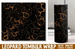 Leopard Print Tumbler Wrap Sublimation Product Image 1