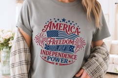America Freedom Brave Svg, Fourth Of July Svg, USA 1776 Svg. Product Image 4