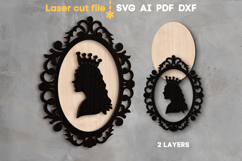 Halloween Portraits SVG laser cut files for Glowforge Product Image 3