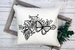 Butterfly SVG Arrow | Boho SVG Arrow | Floral Tribal SVG Product Image 6