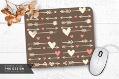 Arrows and Hearts Mouse Pad PNG Design Product Image 1