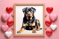 Valentine Pet Dogs Clipart, Valentine Pets Clipart Product Image 3