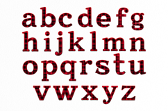 Christmas Plaid Alphabet Clipart Product Image 3