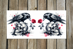 Gothic Halloween | 4 skulls Sublimation Mug designs PLUS Product Image 3