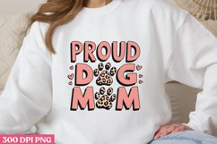 Proud dog mom PNG, Dog Mom Sublimation PNG Product Image 1
