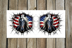 Horse &amp; wall | Mug Sublimation design bundle, PNG Product Image 3