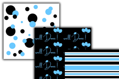 Graduation 2026 blue digital papers Product Image 2