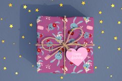 Rabbits party digital paper /seamless patterns Product Image 4