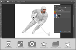 Hockey Jersey Ice Rink Product Image 2