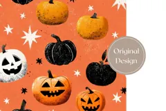 Cartoon Halloween Pumpkin Tumbler, Halloween Tumbler Wrap Product Image 3
