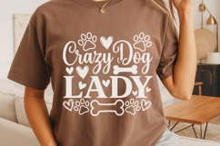 Crazy Dog Lady Svg, Dog Mom Svg, Funny Dog Lover Svg. Product Image 4