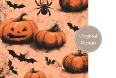 Cute Halloween Tumbler, Fall Pumpkins Tumbler Sublimation Product Image 3