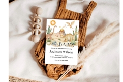 Baby Shower Invitation Template 276 Product Image 3