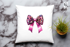 Leopard Bow Ribbon Set clipart sublimation png Product Image 3