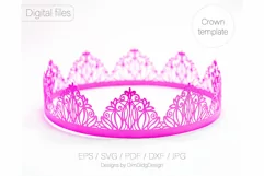 Crown svg Tiara svg Birthday tiara Princess svg Party hat Product Image 9