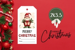 Cartoon Christmas Santa Claus Gift Tags, Christmas Gift Tag Product Image 3