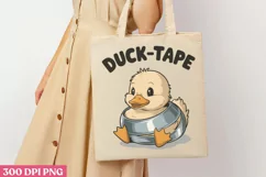 Duck-Tape PNG, Funny Duck Sublimation PNG Product Image 3