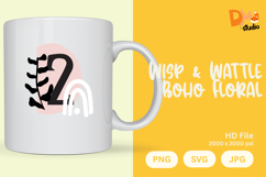 Wisp &amp; Wattle Boho Floral Monogram Product Image 1