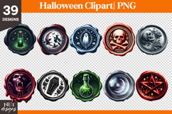 Halloween Wax Seals Clipart Bundle Halloween sublimation Product Image 6