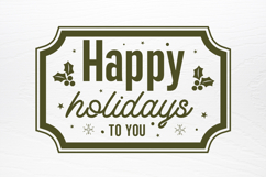 Farmhouse Old Christmas Sign SVG Product Image 3