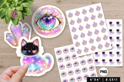 Iridescent Halloween Stickers | Halloween PNG Product Image 1
