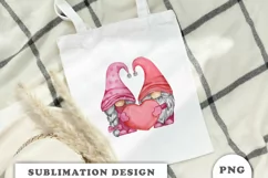 Valentines day Gnomes Clipart PNG Product Image 3