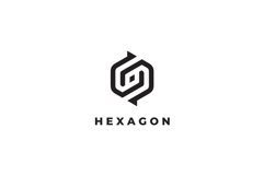 Hexagon Arrows logo design vector template Product Image 3