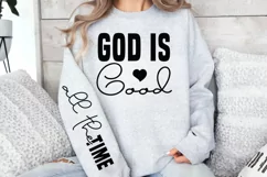God is good all the time Sleeve SVG PNG Product Image 3