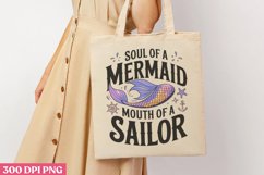 Soul of a mermaid mouth of a sailor PNG ,Mermaid Sublimation Product Image 3