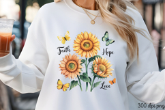 Sunflower Christian Sublimation Bundle PNG Product Image 7