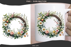 Spring wreath png design for T-shirts Product Image 3