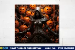 Halloween Tumbler Sublimation Wraps, Tumbler Halloween Product Image 3